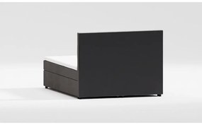Szürke ágyneműtartós boxspring ágy 140x200 cm Lola – Ropez