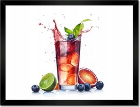 Poszterek keretben 40x30 Frissítő koktél