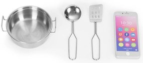 Fa játékkonyha hang és LED tábla fém kiegészítők