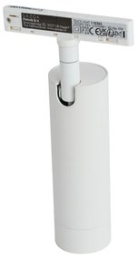 Modern fehér spotlámpa 1 fázisú sínrendszerhez GU10 35mm - Slimline Uzzy