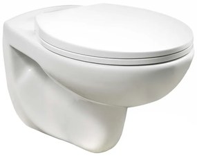 DORIS fali rimless WC soft close ülőkével