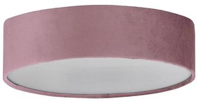 Searchlight 23298-2PI - Mennyezeti lámpa DRUM PLEAT 2xE27/15W/230V rózsaszín