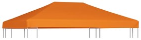 narancssárga pavilon tetőponyva 310 g/m², 4 x 3 m