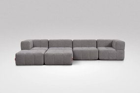 6 Teiliges Modulares Sofa – Grau