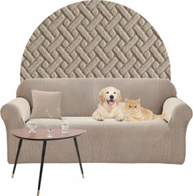 Kanapé Huzat Sarok Elasztikus Jacquard Halszálka 190-230 Oeko Tex