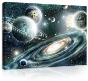 Univerzum, vászonkép, 70x50 cm méretben