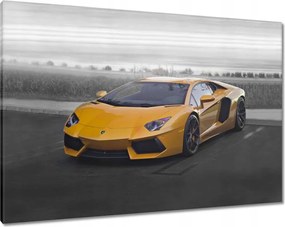 Vászonkép 100x70 Narancssárga autó