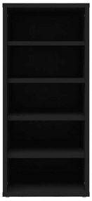 vidaX fekete forgácslap cipősszekrény 31,5 x 35 x 70 cm