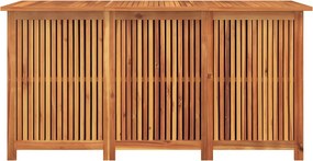 vidaXL tömör akácfa kerti tárolóláda 150x80x75 cm