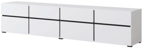 TV asztal /szekrény Crossroad W40 (fekete + fehér). 1118159