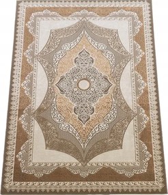 Szőnyeg 160x220 Klasszikus Nappaliba Bézs Kétszintes