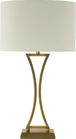 Dar Lighting glamour modern asztali lámpa oporto antik sárgaréz daropo4142