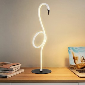 Elstead modern asztali lámpa flamingo fehér elsflamingo-tl-wht