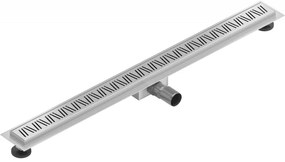 Mexen Lapos rozsdamentes acél zuhanyfolyó 90 cm minta M22, 1029090-15