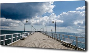 Vászonkép Móló a Sasfészekben 100x70 cm