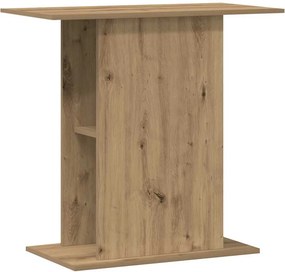 vidaXL kézműves tölgyfa akváriumállvány 36 x 75 x 72,5 cm rétegelt fából