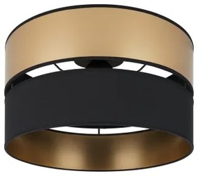 Brilagi - Mennyezeti lámpa ROYAL 1xE27/15W/230V átm. 40 cm fekete/arany