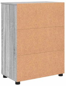 Fürdőszoba Székény Szürke sonoma 60 x 35 x 80 cm Faanyag