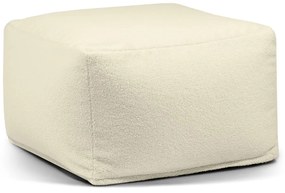 Világosszürke buklé babzsákfotel Softbox MooG – SLOWDOWN