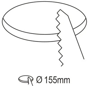 Eglo 31744 - LED fényerőszabályozható fürdőszobai lámpatest FUEVA-Z 10,5W/230V IP44 fekete