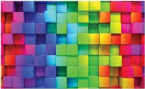 Fotótapéta színes kockák fotótapéta Ragasztó Ajándék