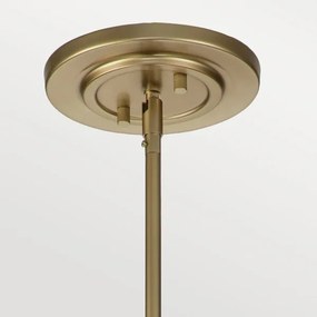 Feiss FE-FUSION-P-L-PNBR - FUSION rúdon függő csillár 3xE27/40W/230V aranyszínű