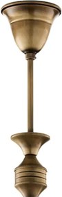 BRILAGI - Rúdon függő csillár TAURUS 5xE27/15W/230V átmérő 70 cm bronz