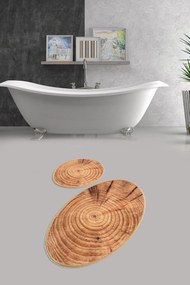 Fürdőszobaszőnyeg Szett (2 db) Wood Djt