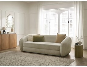 Világosbarna zsenília kinyitható kanapé 228 cm Neyo – Bobochic Paris