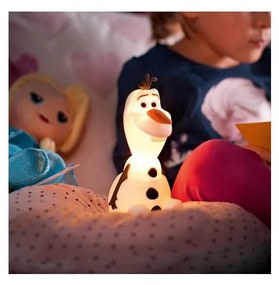 Philips Philips 71768/08/16 -LED gyereklámpa DISNEY JÉGVARÁZS OLAF LED/0,3W/2xAAA hóember P0844