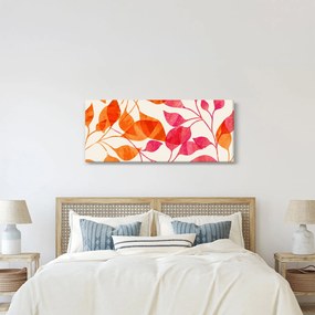 Kép - Narancssárga levelek (120x50 cm)