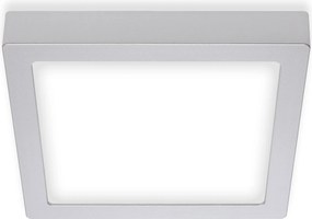 Briloner Led mennyezeti lámpa 22,5 cm 16,5 W matt króm négyzet IP20