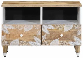 tömör mangófa TV-szekrény70x33,5x46 cm