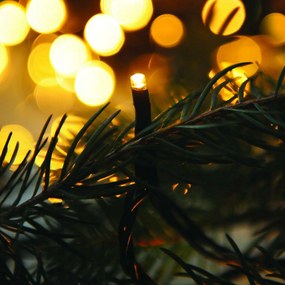 Exihand lánc 3609-800, 20 Led borostyánszínű, 3 m hosszú