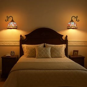 Brilagi - Tiffany ólomüveg falilámpa LORAS 1xE27/40W/230V