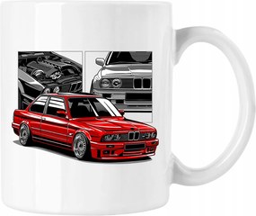 Autós bögre jdm 1 fehér 330ml