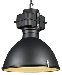 Okos ipari függőlámpa fekete 53 cm, A60 Wifi-vel - Sicko