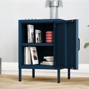 Éjjeliszekrény MIA, 424 x 595 x 400 mm, Modern: sötétkék