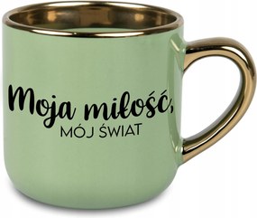 Bögre Nagy Zöld Az Én Szerelmem Ajándék Feleségnek Évfordulóra Valentin nap