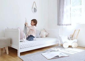 WO 2az1-ben Classic Cot Bed kiságy 140x70 Tároló fiók: Tároló fiók nélkül