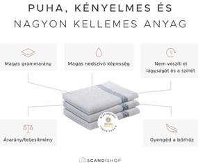 GREEK krém fürdőlepedő 70 x 130 cm, 100% pamut