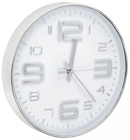 ezüstszínű falióra 30 cm