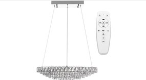MORETTI MO6394 OVAL Kristály Függesztett Lámpa LED IP20