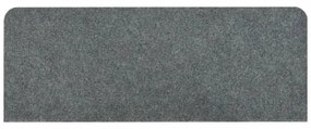 15 db szürke öntapadó lépcsőszőnyeg 65x24,5x3,5 cm