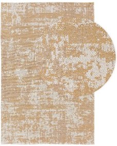 Mosható pamut szőnyeg Cooper Yellow 15x15 cm minta