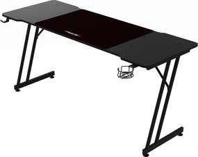 NERO karbon gamer asztal 140 × 60 cm