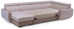 Sarokkanapé Istar U (fekete) (J). 630093