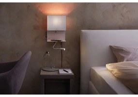 Paulmann 78913 - LED/2,5W + 1xE27/40W Fali lámpa USB-vel MERANI 230V