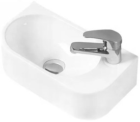 Mexen Viera baloldali munkalapi mosdó 40 x 21 cm, Fehér - 21274000L