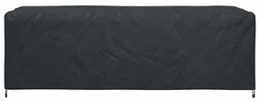 Kültéri bútorhuzat Fekete 300 x 110 x 70 cm 210D